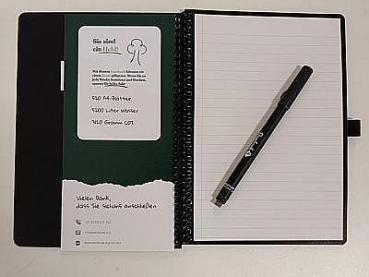 Bambook DIN A5 mit KSK Logo silber