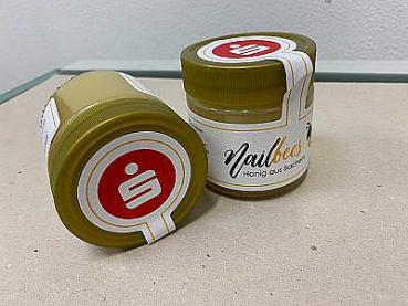 Honig 250g 2022 - Beutenstandort Frechen - Imker Nagel (Nailbees) - KSK AufkleberBei Bestellung wird SET-Artikel 11260 mitgeschickt (Beileger)