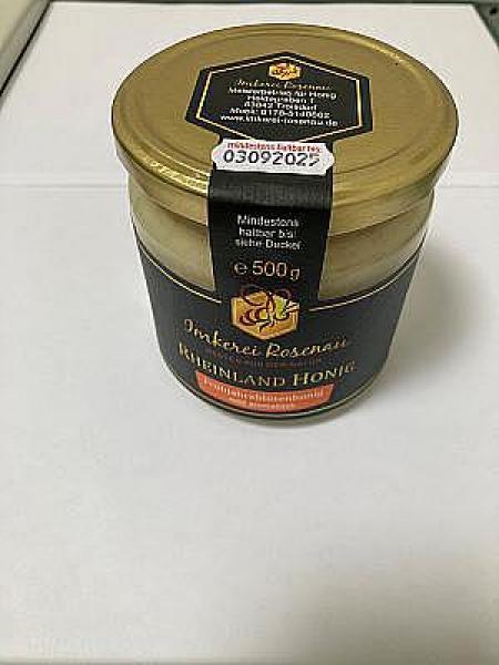 Honig 2024 - 500g - Beutenstandorte St. Augustin / Merten - Imkerei Rosenau

