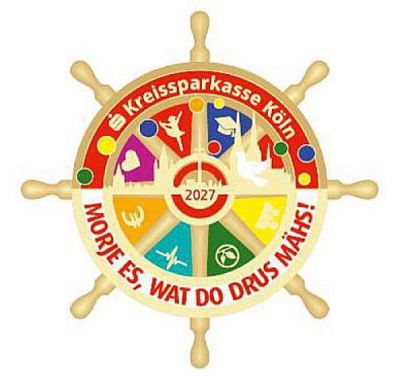 Karnevalsorden 2027 - PIN - "Morje es, wat do drus mähs!" 