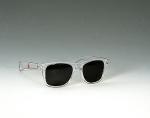 Sonnenbrille - transparent, UV400 Filter, mit S-Logo, recycelter Kunststoff